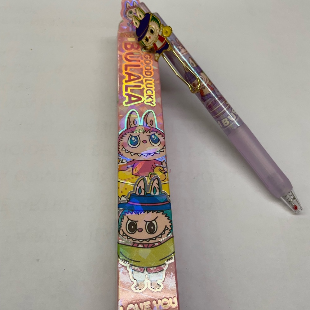 Purple Labubu Pen with Box